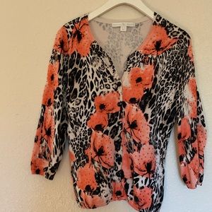 Boston Proper rhinestone cardigan size XXS